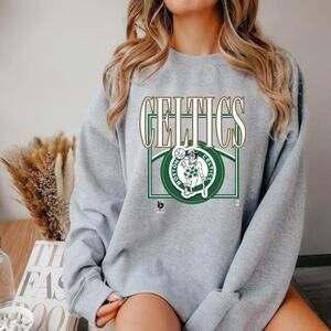 Crewneck Sweater, Boston Celtics Basketball Sweatshirt